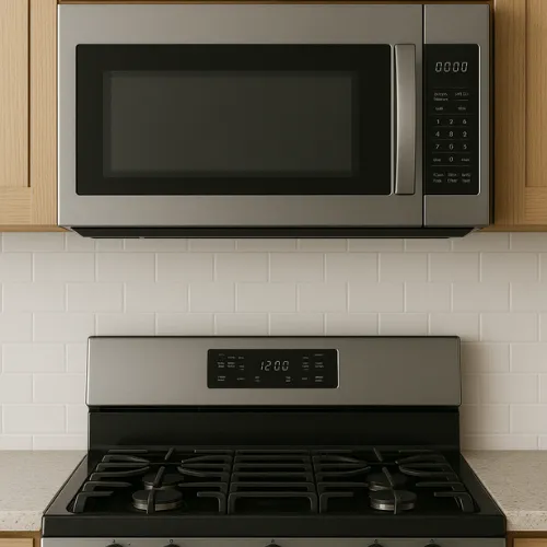 Os Melhores Lugares Para Colocar o Microondas Na Cozinha 5 Acima do fogão