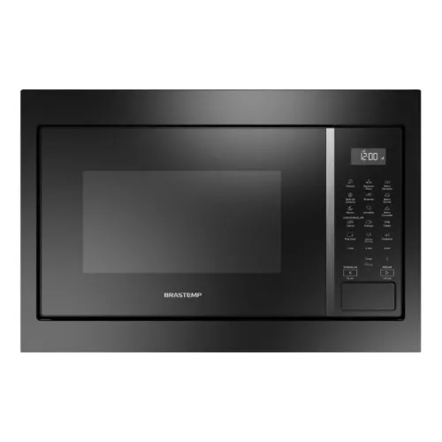 Os 7 Melhores Microondas 32 litros em 2026 1 Micro ondas Brastemp de Embutir 32 Litros Preto com 18 Receitas Pre Programadas e Design Sofisticado BM146AE 220V