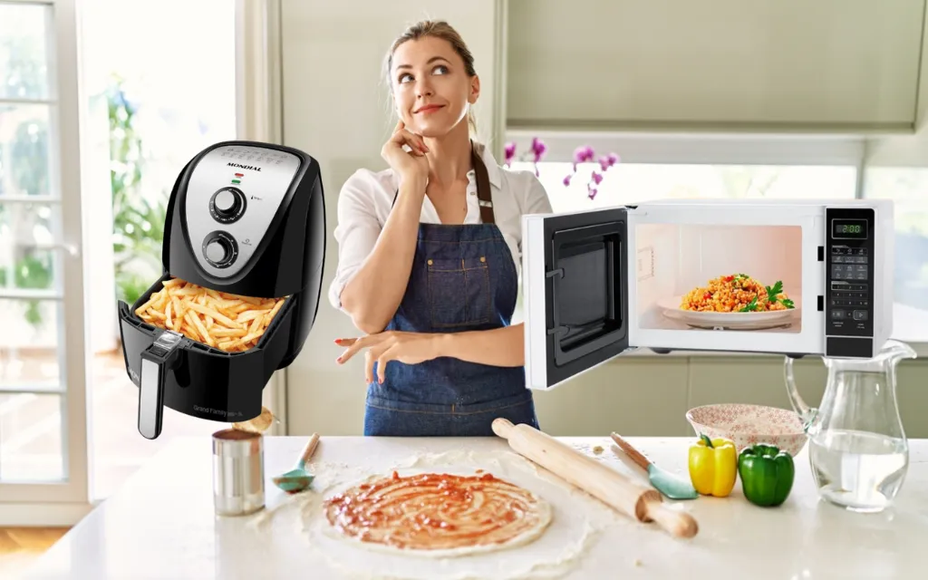 air fryer ou microondas qual o melhor