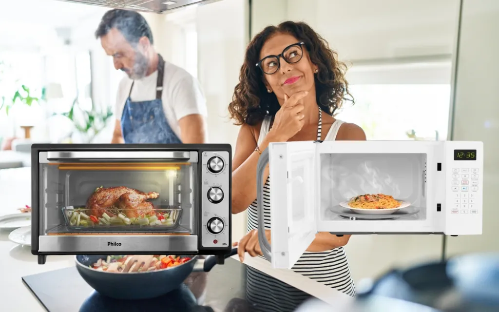 forno ou microondas qual o melhor